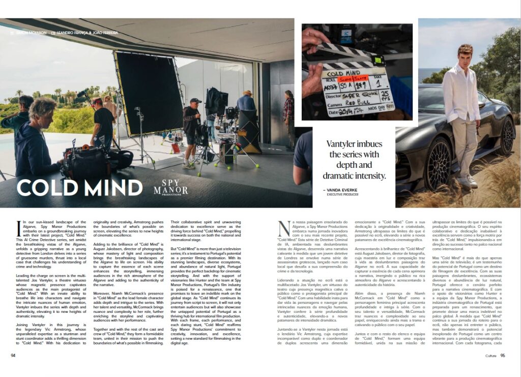 Lifestyle Portugal Magazine about COLD MIND Editorial